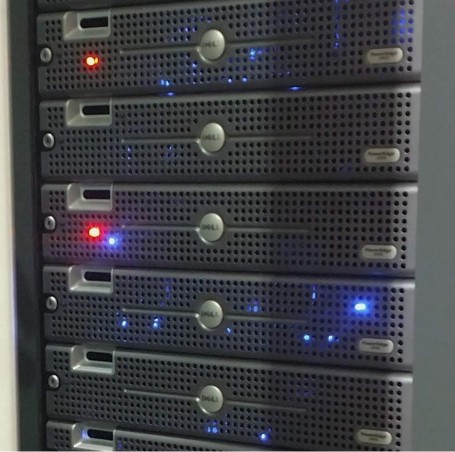 RJR Props - Server with blue lights - close up