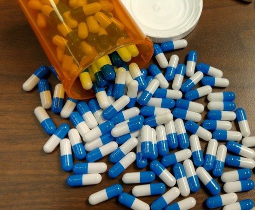 RJR Props - Prop Pills - Blue and white capsules