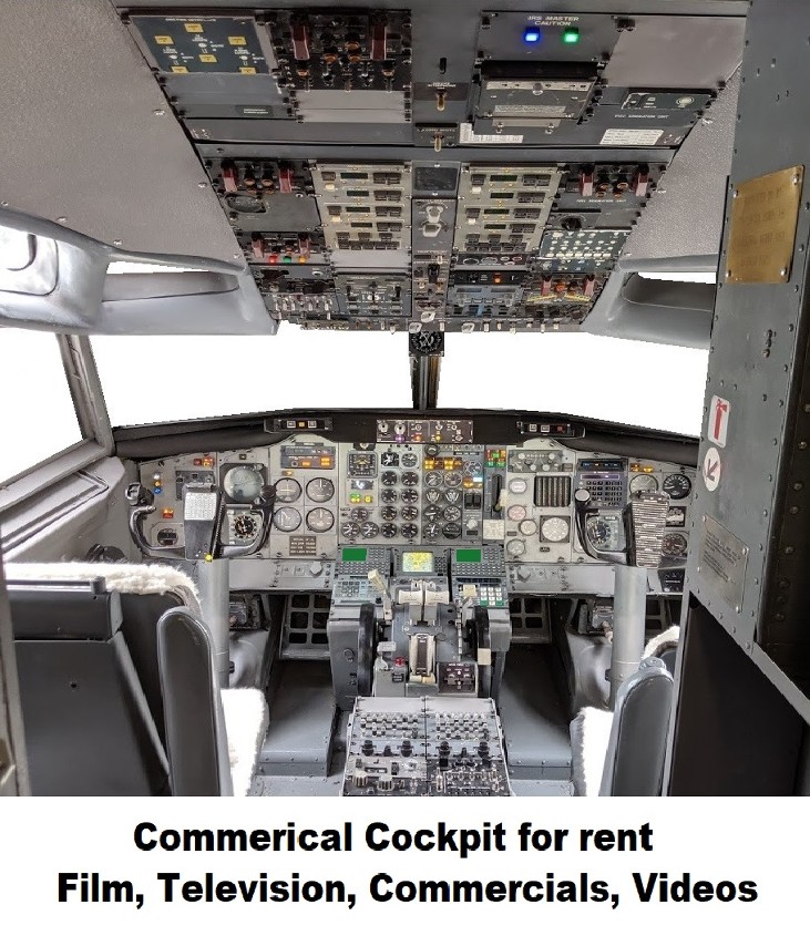 RJR Props - Cockpit Mockup, Airplane Cockpit Set for Filming, Cockpit Set for Film 