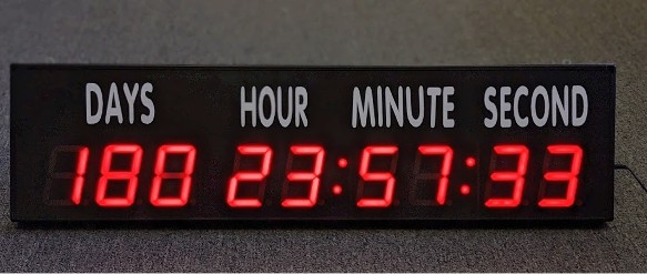 Large Countdown Clock Prop Countdown Clock Prop