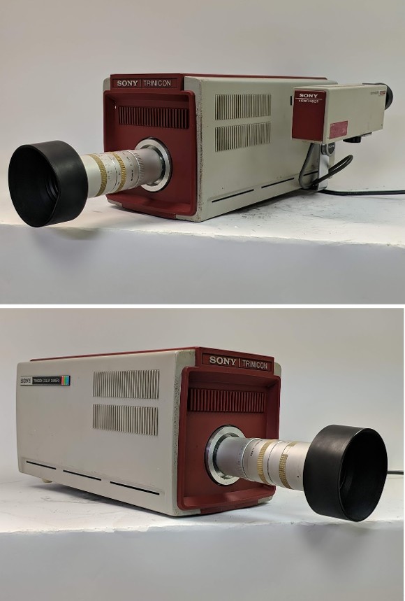 Vintage eng news camera - sony trinicon dcx-1000 camera