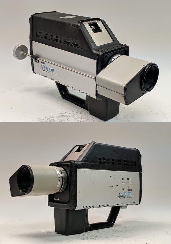 Vintage news camera prop - panasonic tv camera