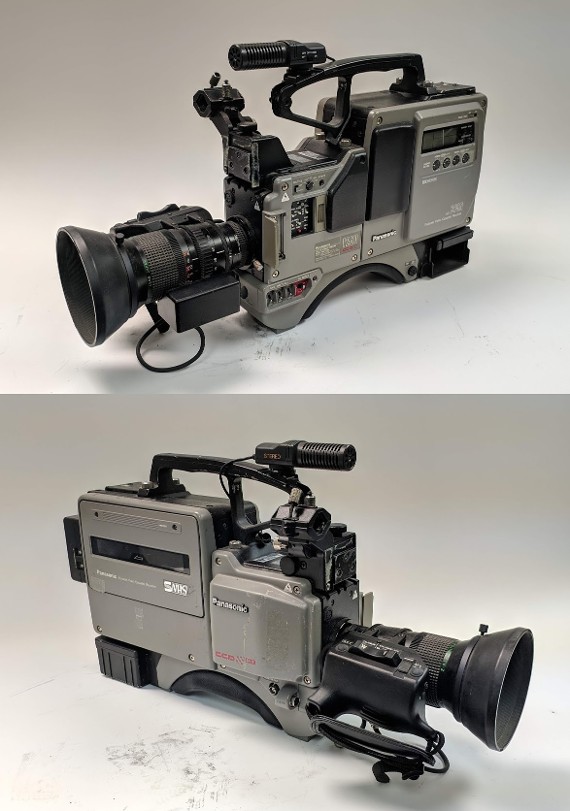 Vintage news camera prop - panasonic wv-f250 camera