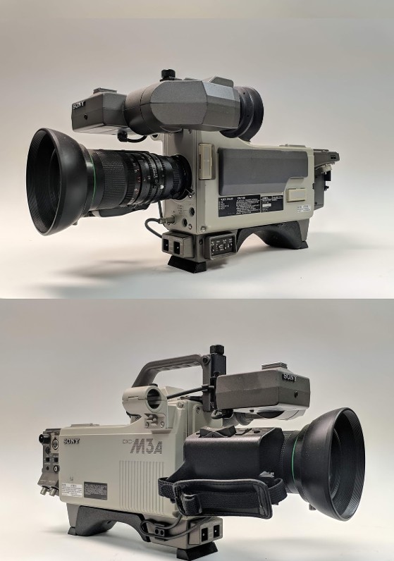 Vintage news camera prop - sony dxc-m3a camera