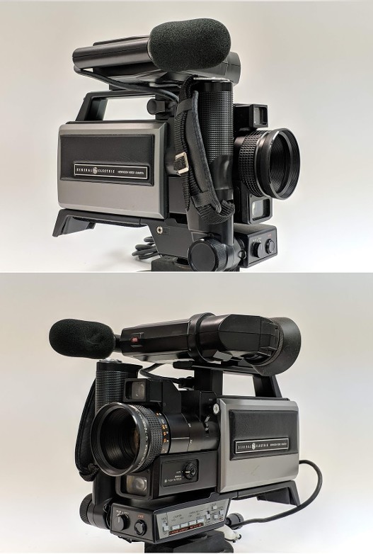Vintage video camera prop - ge newvicon video camera