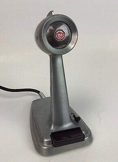 vintage desktop mic - turner 253 dispatch mic