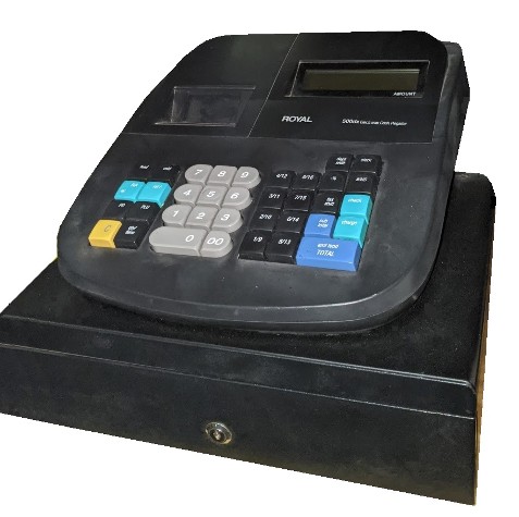 cash register - modern - black - royal 500dx